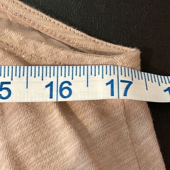 Old Navy Cotton Tank Top w/Lace Trim. Size Medium Mauve - Picture 7 of 8